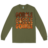 Army Green gobble with gnomies bbs Long Sleeve Tee - BundleAndBundleShop