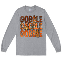 Heather Grey gobble with gnomies bbs Long Sleeve Tee - BundleAndBundleShop