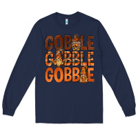 Navy gobble with gnomies bbs Long Sleeve Tee - BundleAndBundleShop