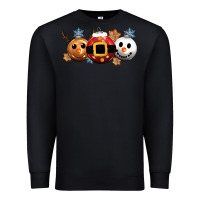 Black christmas Premium Sweatshirt - CowGirlArtShop