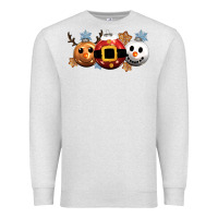 Oatmeal Heather christmas Premium Sweatshirt - CowGirlArtShop
