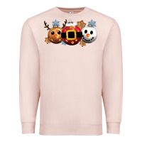 Pale Pink christmas Premium Sweatshirt - CowGirlArtShop