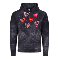 Cloud Black howdy valentine Vintage Hoodie - MaliasSmallBusiness