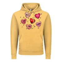 Vintage Mustard howdy valentine Vintage Hoodie - MaliasSmallBusiness