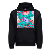 Black valentines day love letter and envelope Urban Hoodie - BundleAndBundleShop