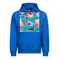 Cobalt valentines day love letter and envelope Urban Hoodie - BundleAndBundleShop