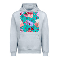 Heather Grey valentines day love letter and envelope Urban Hoodie - BundleAndBundleShop