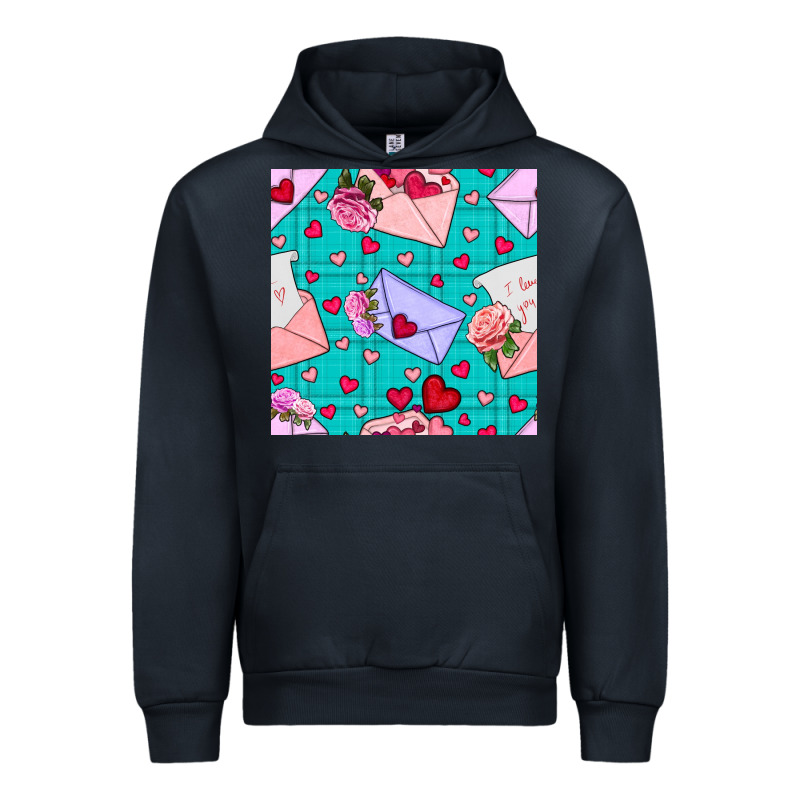 Valentines Day Love Letter And Envelope Urban Hoodie by BundleAndBundleShop | Teevron