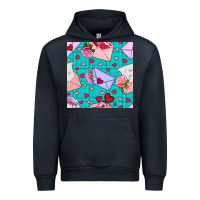 Navy valentines day love letter and envelope Urban Hoodie - BundleAndBundleShop