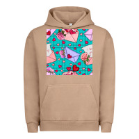 Pigment Burro valentines day love letter and envelope Urban Hoodie - BundleAndBundleShop