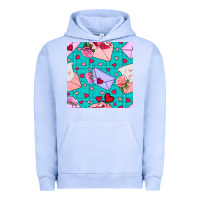 Pigment Grape Ice valentines day love letter and envelope Urban Hoodie - BundleAndBundleShop