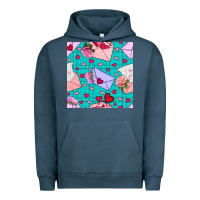 Pigment Midnight Navy valentines day love letter and envelope Urban Hoodie - BundleAndBundleShop