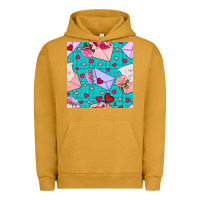 Pigment Peanut Butter valentines day love letter and envelope Urban Hoodie - BundleAndBundleShop