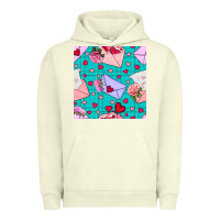 Pigment Pistachio valentines day love letter and envelope Urban Hoodie - BundleAndBundleShop
