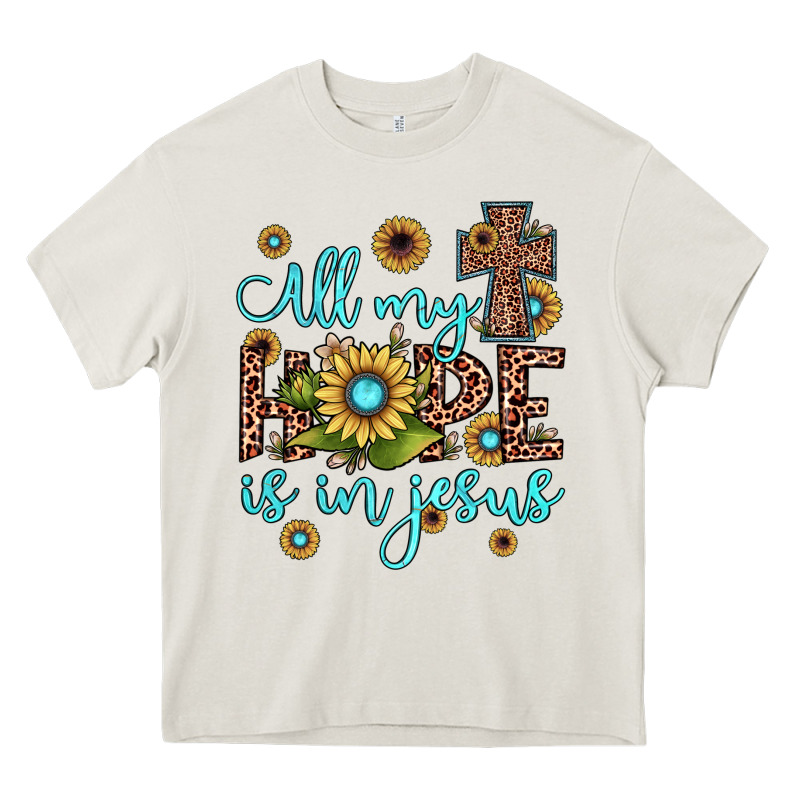All My Hope Is In Jesus Heavy Core Tee by JahusDesignShop | Teevron