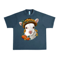 Cute Baby Lamb Thanksgiving Nancy Urban Heavy Tee | Teevron