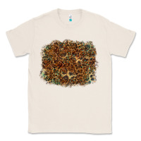 Natural leopard leather turquoise background Classic Tee - RanaPortraitStore