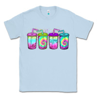 Dusty Blue loaded tea coffee Classic Tee - JahusDesignShop