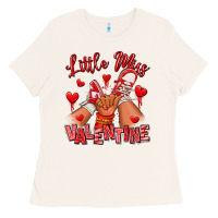 Bone little miss valentine afro kid sneakers Ladies Tee - RanaPortraitStore