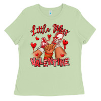 Matcha little miss valentine afro kid sneakers Ladies Tee - RanaPortraitStore