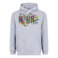 Heather Grey halloween nurse Heavyweight Hoodie - CowGirlArtShop