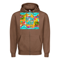 Chestnut summer Zipper Hoodie - NancyCooperArtShop