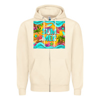 Sandshell summer Zipper Hoodie - NancyCooperArtShop
