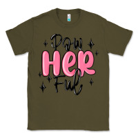 Army Green powherful Classic Tee - MaliasSmallBusiness