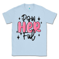 Dusty Blue powherful Classic Tee - MaliasSmallBusiness