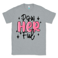 Heather Grey powherful Classic Tee - MaliasSmallBusiness