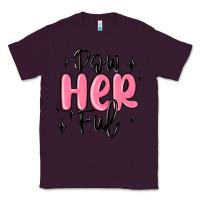 Plum powherful Classic Tee - MaliasSmallBusiness