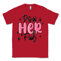 Red powherful Classic Tee - MaliasSmallBusiness
