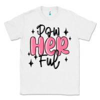 White powherful Classic Tee - MaliasSmallBusiness