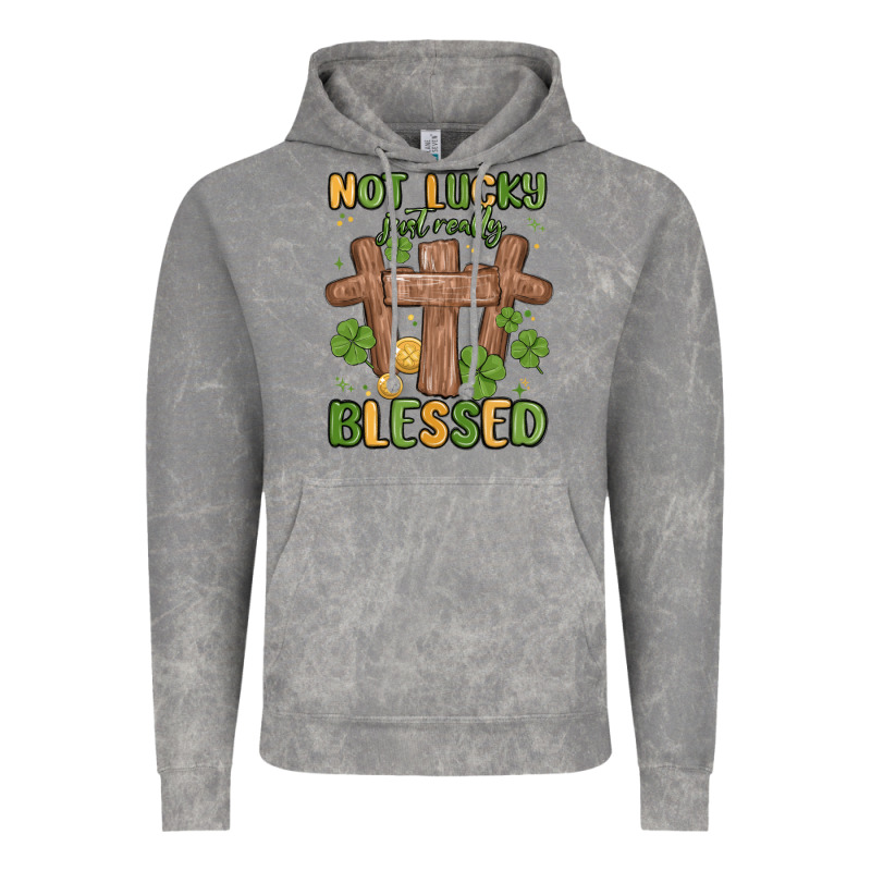 Not Lucky Just Really Blessed Malia Vintage Hoodie by MaliasSmallBusiness | Teevron