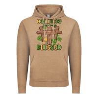 Vintage Coffee not lucky just really blessed malia Vintage Hoodie - MaliasSmallBusiness