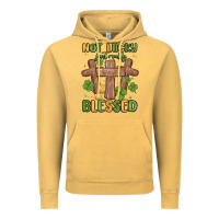 Vintage Mustard not lucky just really blessed malia Vintage Hoodie - MaliasSmallBusiness