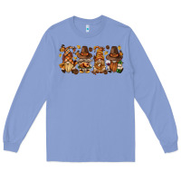 Colony Blue thanksgiving gnomies bbs Long Sleeve Tee - BundleAndBundleShop