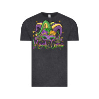 Vintage Black mardi gras Vintage Tee - MaliasSmallBusiness