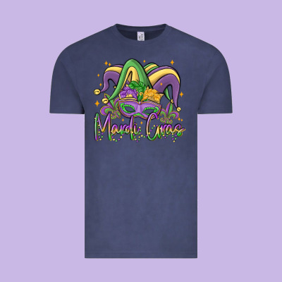 Mardi Gras Vintage Tee Designed By Maliassmallbusiness