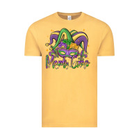 Vintage Mustard mardi gras Vintage Tee - MaliasSmallBusiness