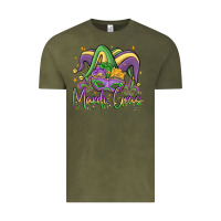 Vintage Olive mardi gras Vintage Tee - MaliasSmallBusiness