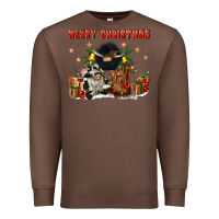 Chestnut merry christmas Premium Sweatshirt - CowGirlArtShop