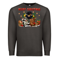 Smoke merry christmas Premium Sweatshirt - CowGirlArtShop