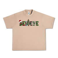 Believe Christmas Tree Urban Heavy Tee | Teevron