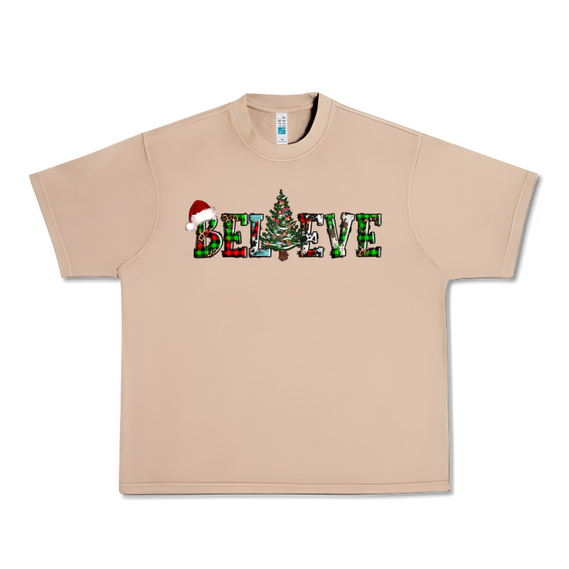 Believe Christmas Tree Urban Heavy Tee by AdoDesignShop | Teevron