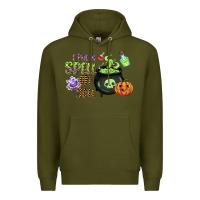 Army Green i put a spell on you Premium Hoodie - CowGirlArtShop
