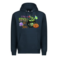 Navy i put a spell on you Premium Hoodie - CowGirlArtShop