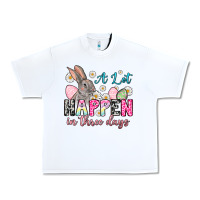 White A lot can happen in three days Urban Heavy Tee - NancyCooperArtShop