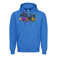 True Royal mardi gras mama Zipper Hoodie - texasbilliewilder