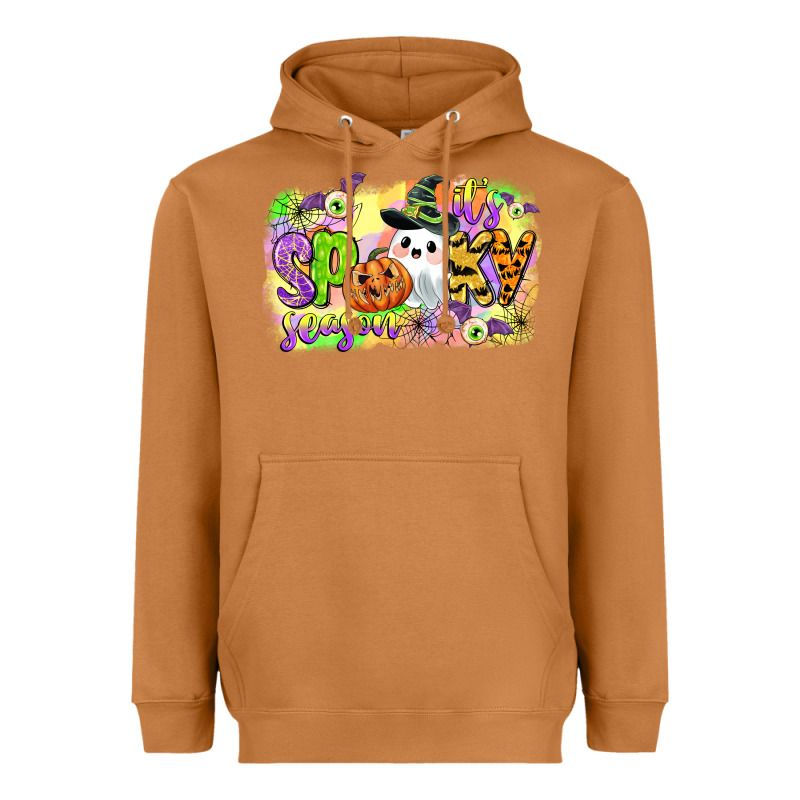 Its Spooky Season Heavyweight Hoodie by CowGirlArtShop | Teevron